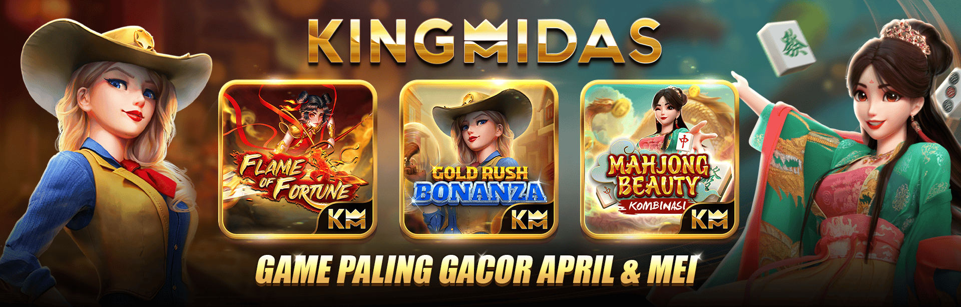 KINGMIDAS - GAMES PROMO BANNER